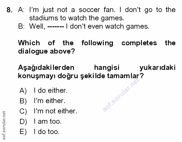 Soru 8