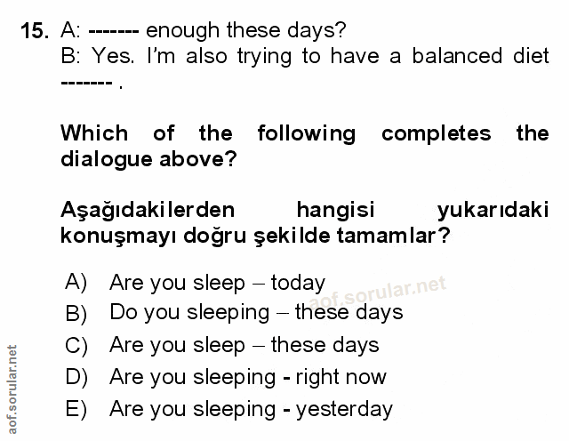 Soru 15