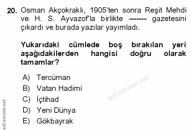 Soru 20