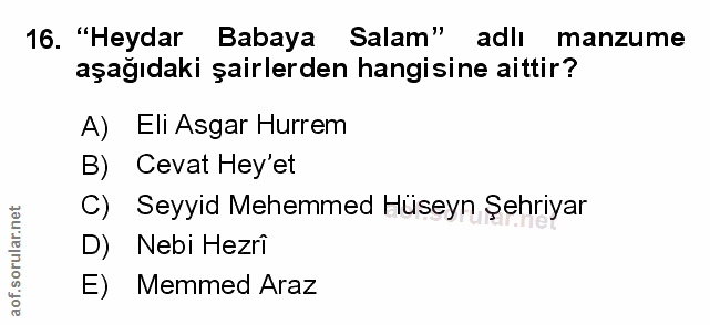 Soru 16