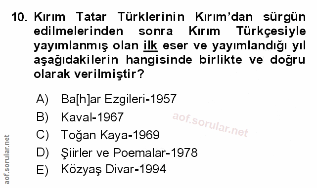 Soru 10