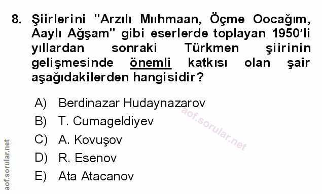 Soru 8