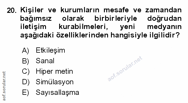 Soru 20