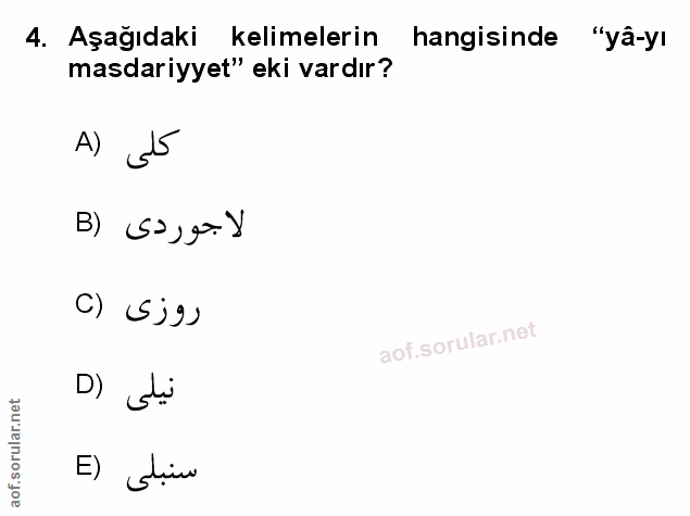 Soru 4