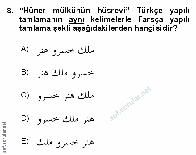 Soru 8