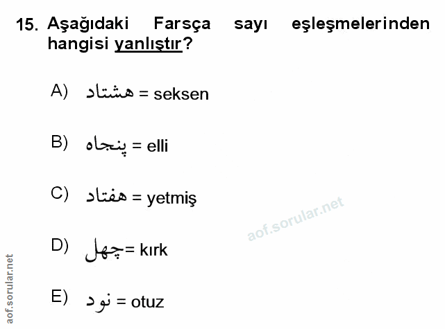 Soru 15