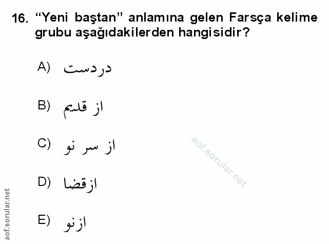 Soru 16
