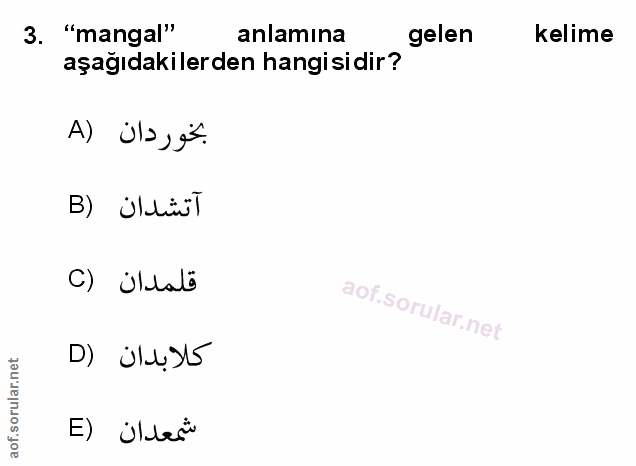 Soru 3
