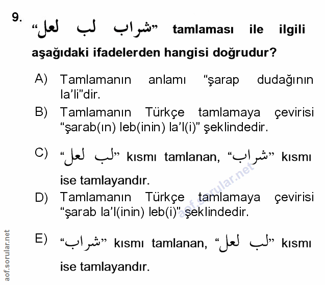 Soru 9