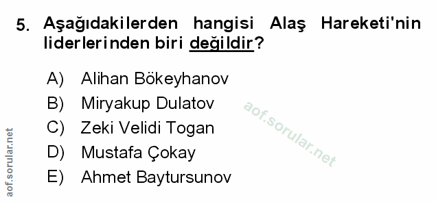 Soru 5