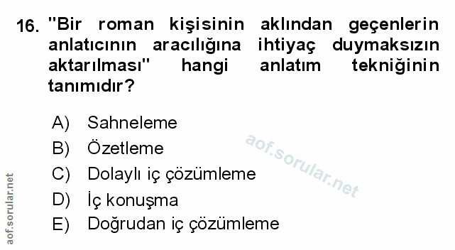 Soru 16