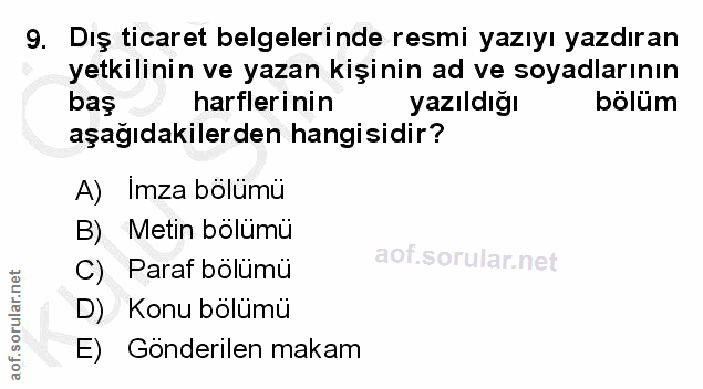 Soru 9