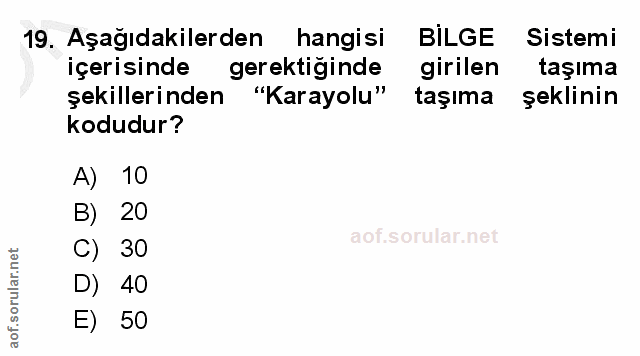 Soru 19
