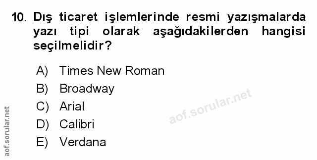 Soru 10