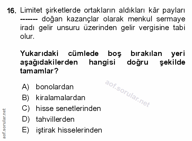 Soru 16