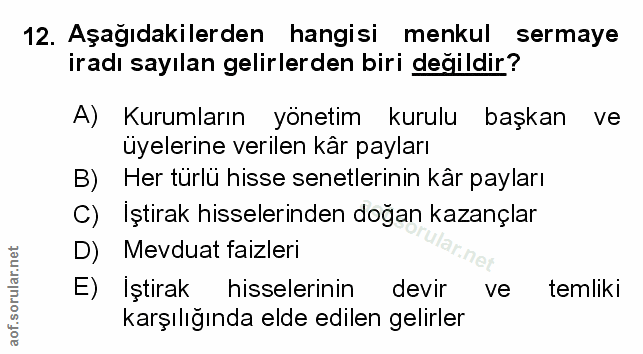 Soru 12