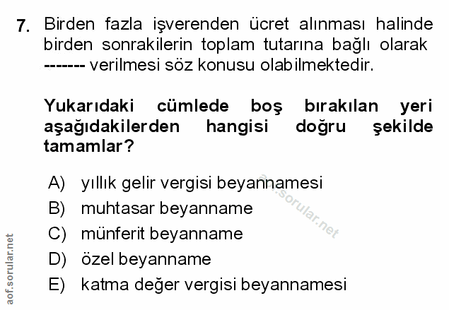 Soru 7