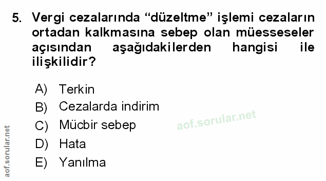 Soru 5