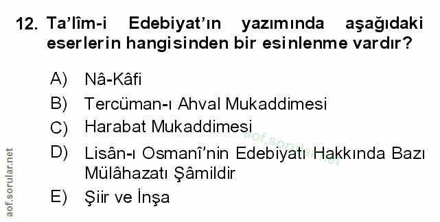 Soru 12