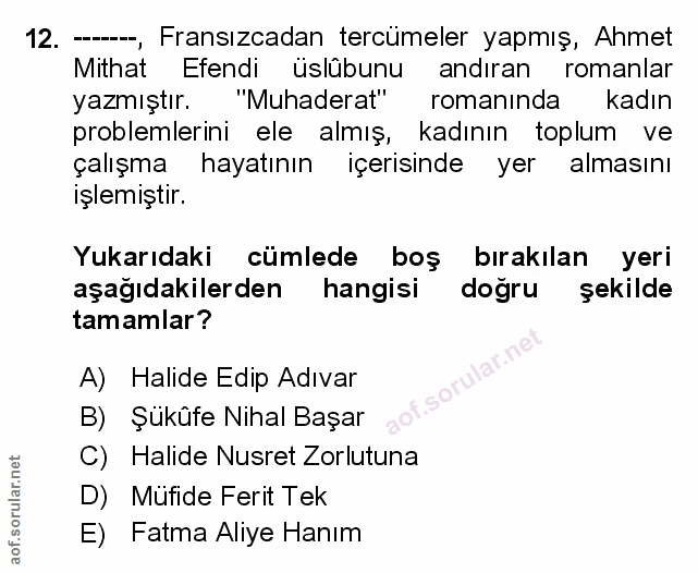 Soru 12