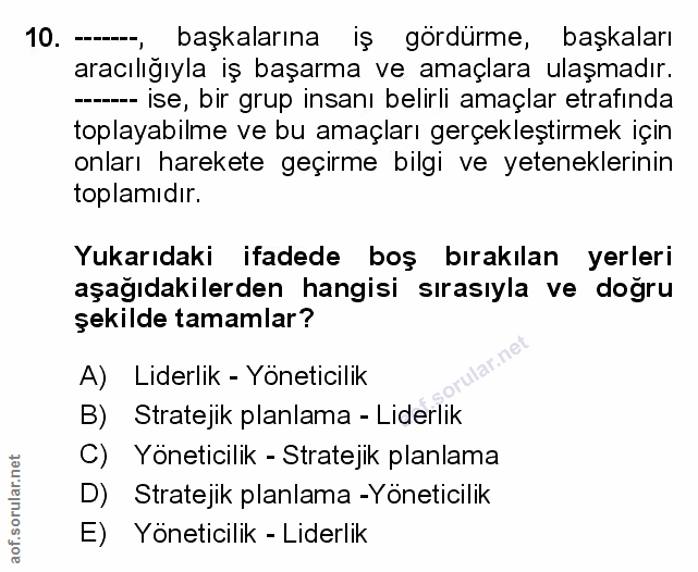Soru 10