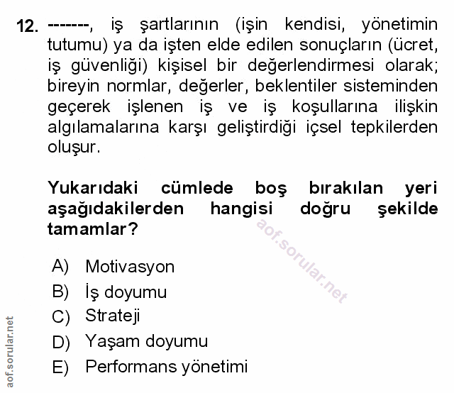 Soru 12
