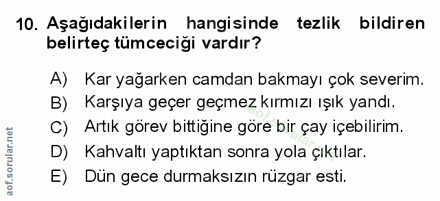 Soru 10