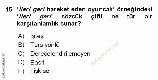 Soru 15