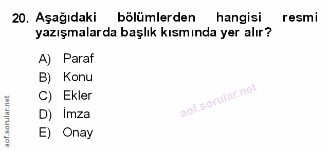 Soru 20