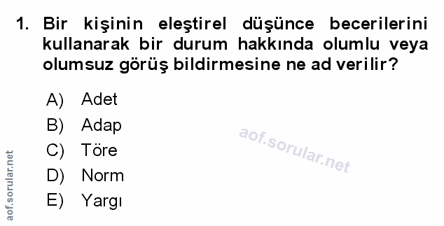 Soru 1