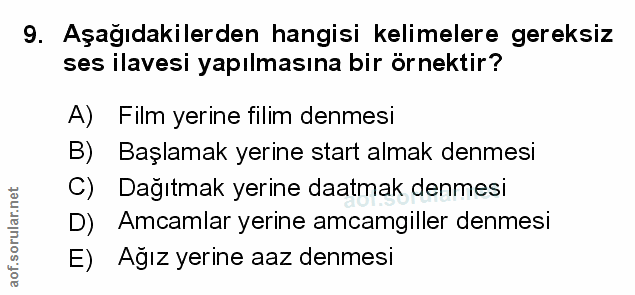 Soru 9