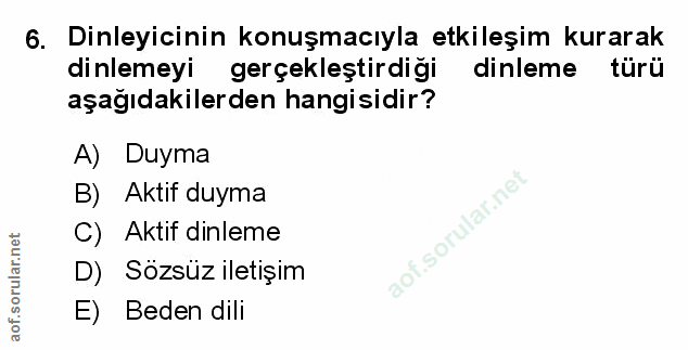 Soru 6