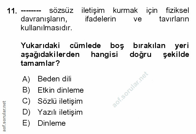 Soru 11