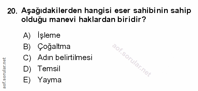 Soru 20
