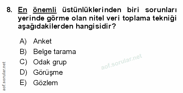 Soru 8