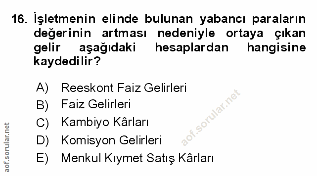 Soru 16