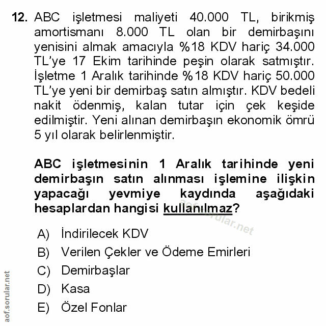 Soru 12