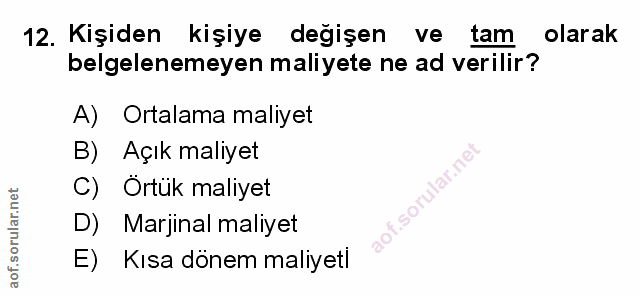 Soru 12