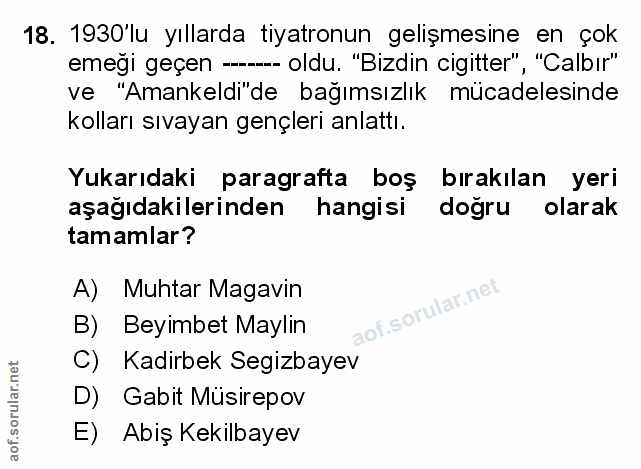 Soru 18