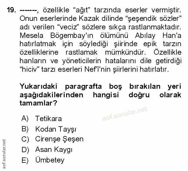 Soru 19
