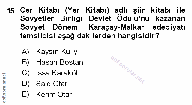 Soru 15