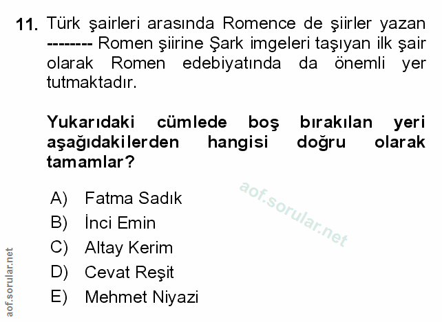 Soru 11