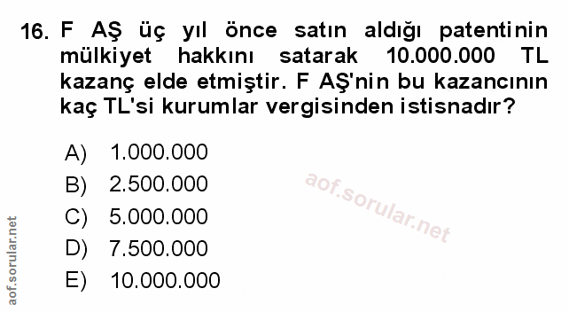 Soru 16