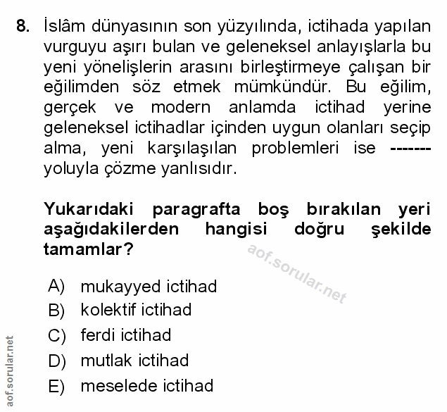 Soru 8