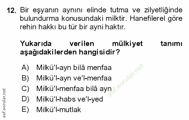 Soru 12