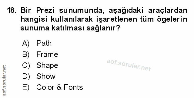 Soru 18