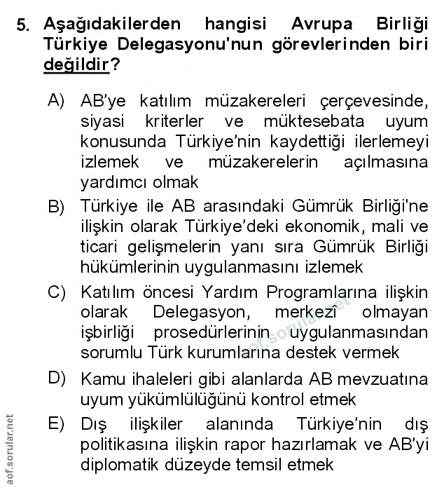 Soru 5