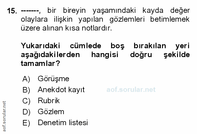 Soru 15