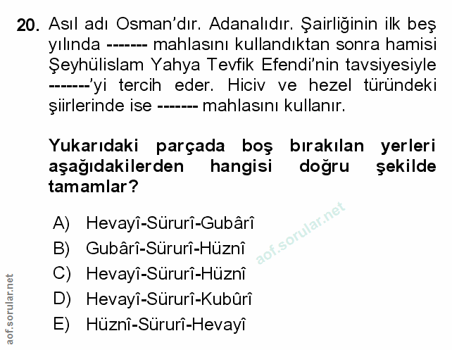 Soru 20
