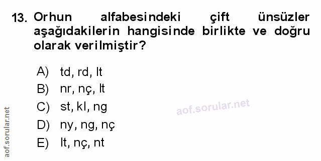 Soru 13